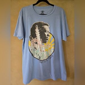 Hendrix | Men's Blue Graphic T-Shirt, Size L